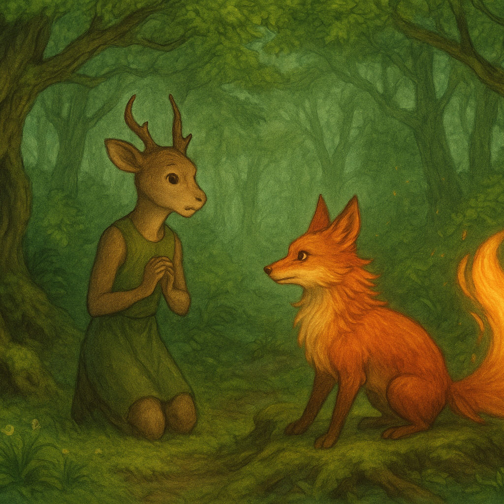 The Hollow Antler and the Song of the Grove