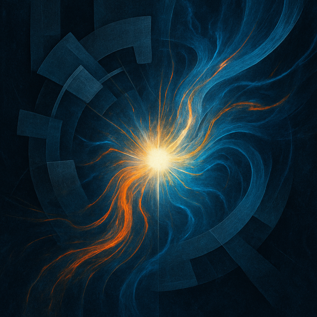 Abstract art representing the power of learning how to think for yourself